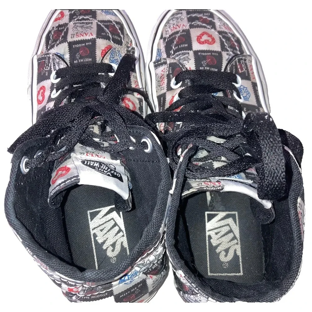 Vans SK8 Hi Top Off The Wall Love Letters Men's Size 6.5 Classic Skate‎ Shoes